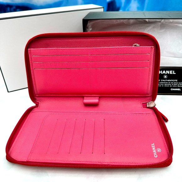 CHANEL Timeless Continental Zip Around Wallet/ Organizer ❤️❤️❤️ - Picture 5 of 16